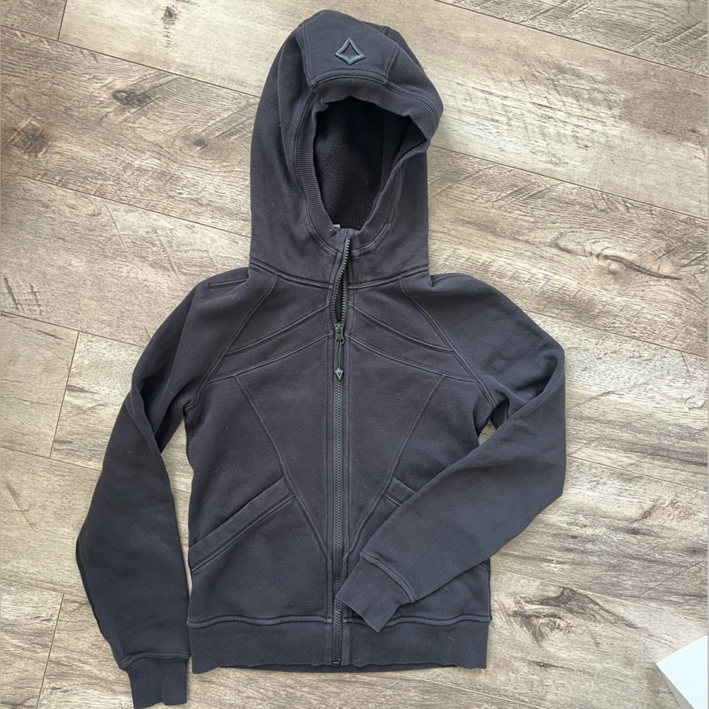 Ivivva by Lululemon Girls Scuba Hoodie Full Zip Color:Black   Girls Size:10